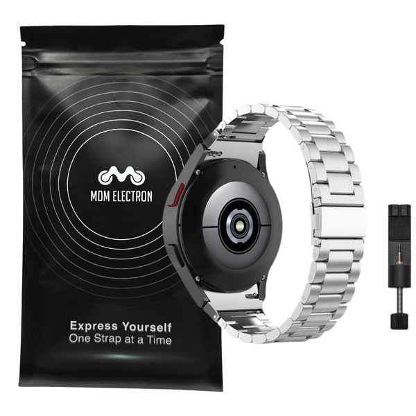 Stainless Steel Strap Compatible With Samsung Galaxy Watch 4/5/6/7-Silver