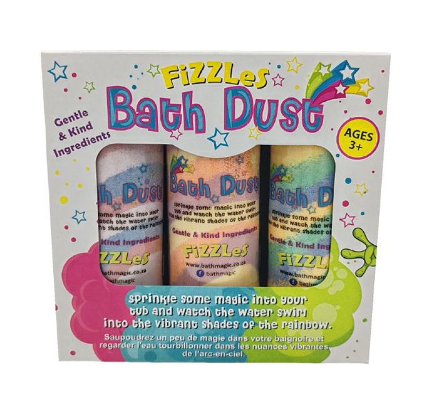 FiZZLeZ Bath Dust 180g - 3 Pack Value Pack - FiZZLeS