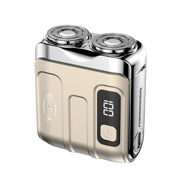 Mini Portable Electric Shaver for Men Travel Shavers with Battery display
