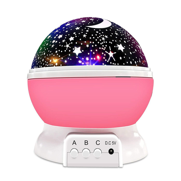 2-in-1 Galaxy Night Light &amp; Projector with 360 Rotation &amp; Multiple Colours