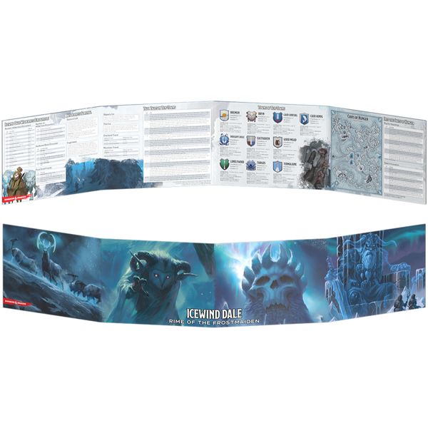 D&amp;D Icewind Dale: Rime of the Frostmaiden - DM Screen