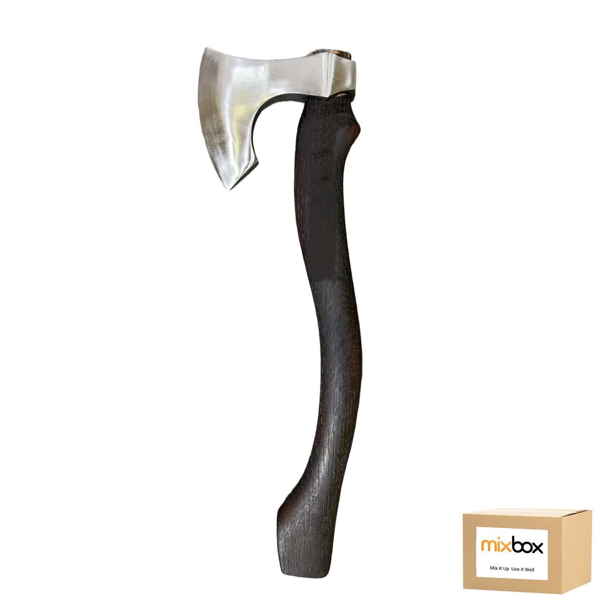 Mix Box Split Axe with Leather Sheath- 47cm,Hardwood Handle