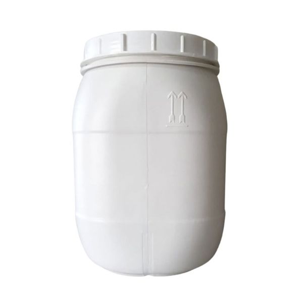 30 Litre Open Head/Top Screw Storage Drum - White