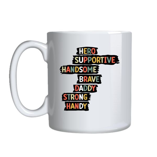 Hero Coffee Mugs Trendy Funny Marriage Lovers Graphic Cup Present 046
