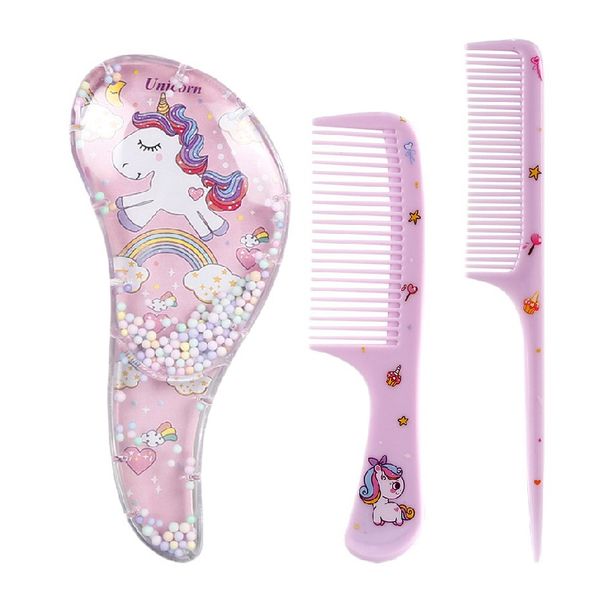 Cartoon Comb Set, Wet And Dry Dual-use, Hair Styling