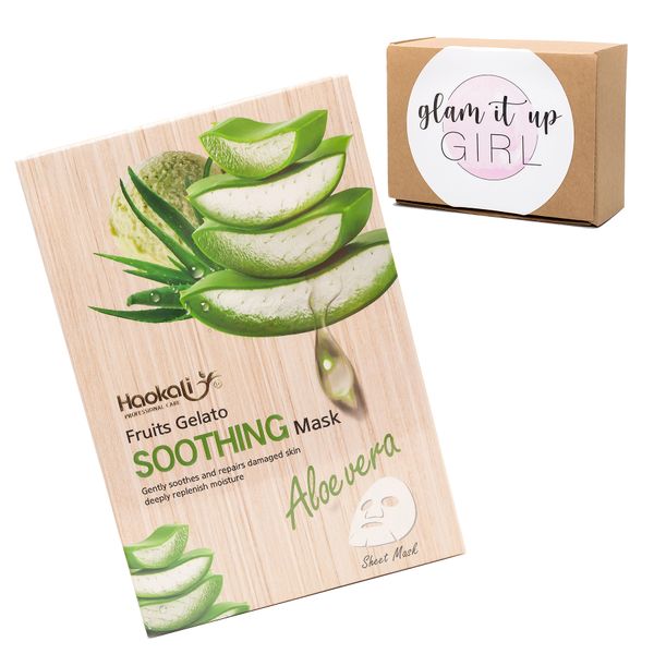 Hydrating Aloe Vera Soothing Moisturizing Face Mask pack of 10