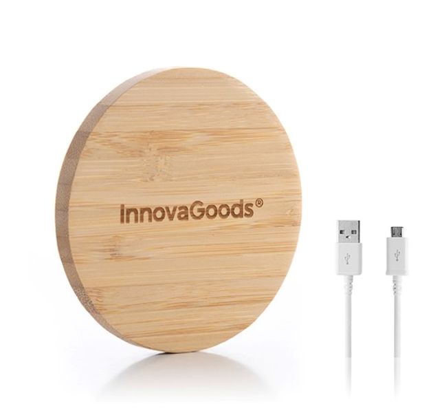 InnovaGoods - Bamboo Wireless Charger