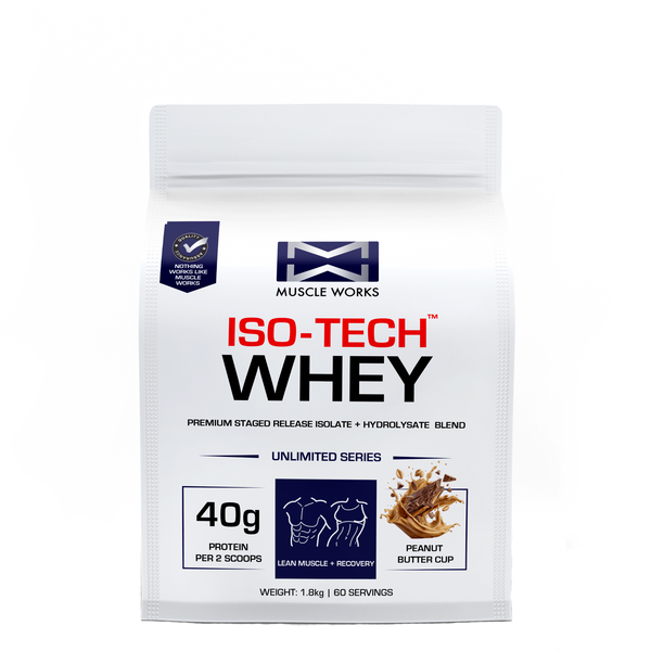 Muscle Works Iso-Tech Whey Peanut Butter Cup 1.8kg