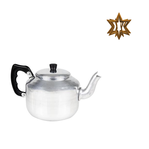 Traditional Aluminium Tea Pot - 6 Cup Capacity
