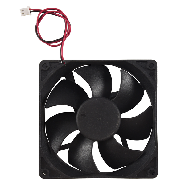 Black Plastic Square 9025 90 x 90 x 25mm DC 12V 0.25A Cooler Fan