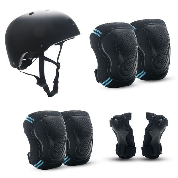 Protective Gear Sports Helmets Knee Elbow Pads Wrist Guards Set Gift