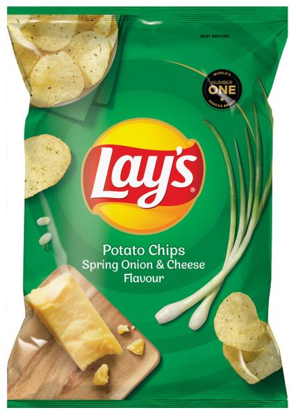 Lays Potato Chips Spring Onion &amp; Cheese 48x36g