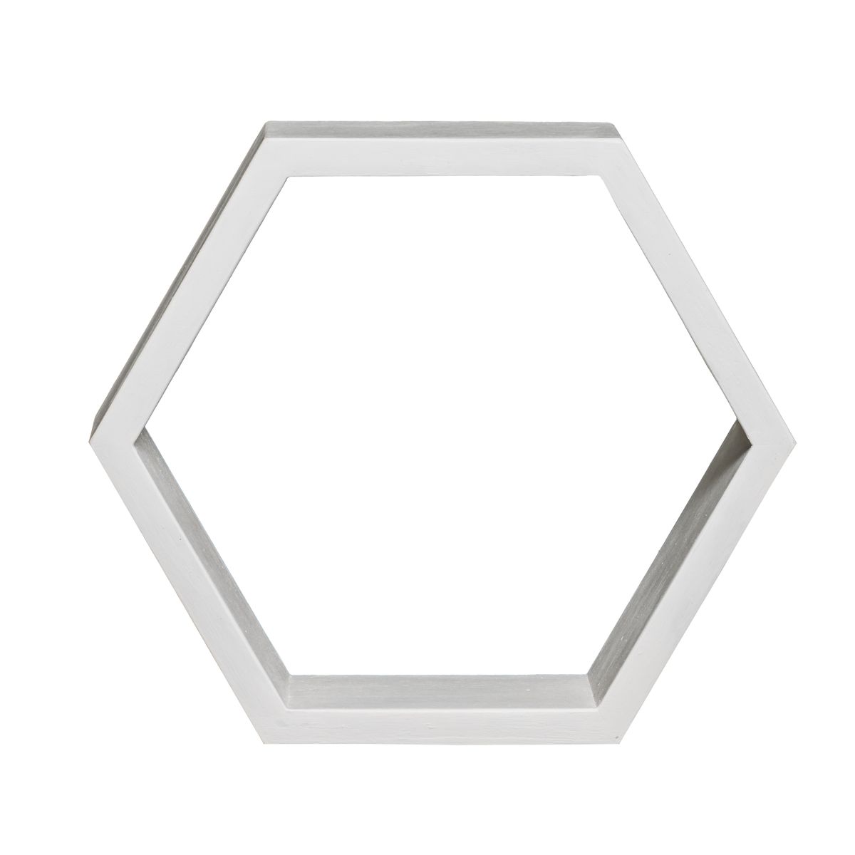 Hexagon Shelf White