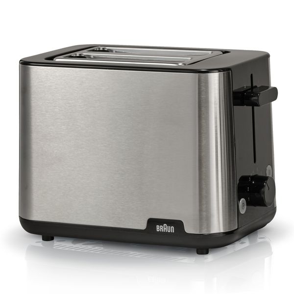 Braun - Purshine Toaster 2 Slice Stainless Steel - HT1510BK