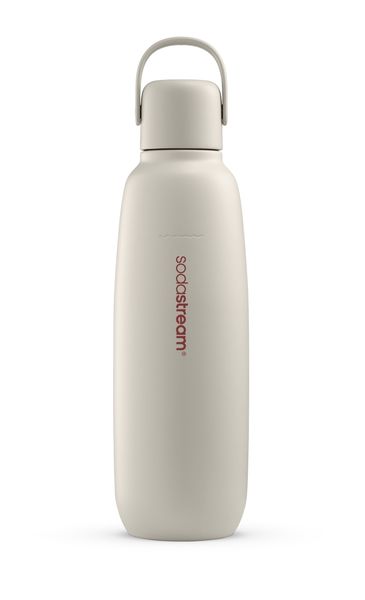 Sodastream Fizz&amp;Go Double Walled Stainless Steel Bottle Sand