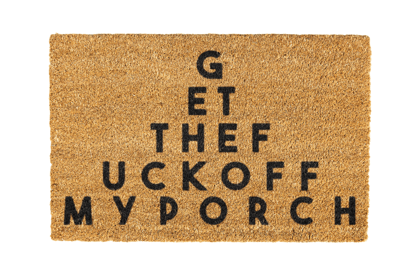 Get the Off My Porch Coir Doormat Design 700 x 400 mm