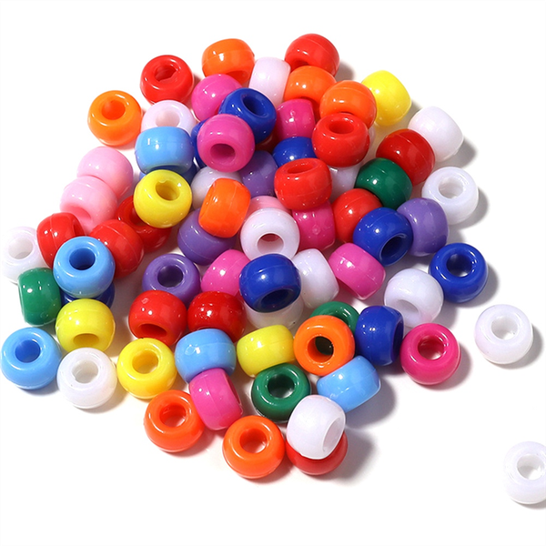Kandi Beads Bulk for DIY Crafting Jewelry Making, Dark Color
