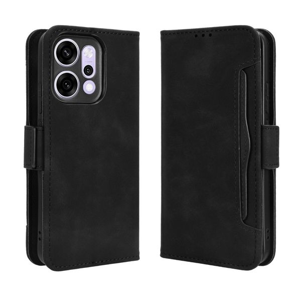 Multi Card Groove Leather Cover Compatible With Oppo Reno10 Pro Plus 5G