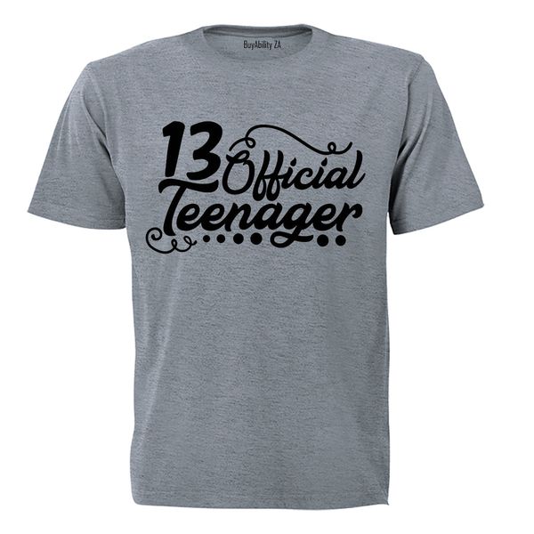 13 Official Teenager - Kids T-Shirt - Grey