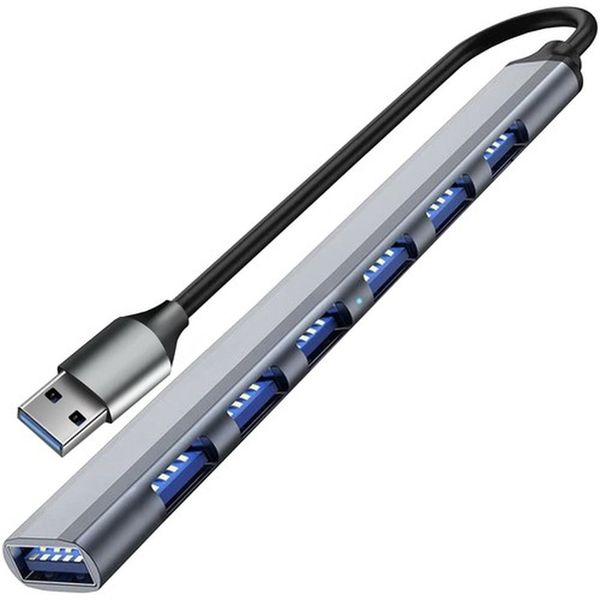 7 in 1 Ultra Slim Data Hub USB Splitter Extension USB Hub 3.0 SE