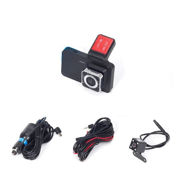 Driving Recorder,Free 32G TF Card Car Monitoring,With 4-Inch Screen - Black