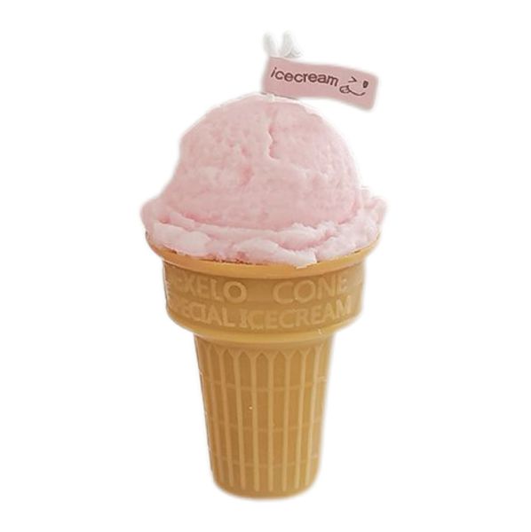 Ice Cream Cone Shaped Scented Candle Ornament