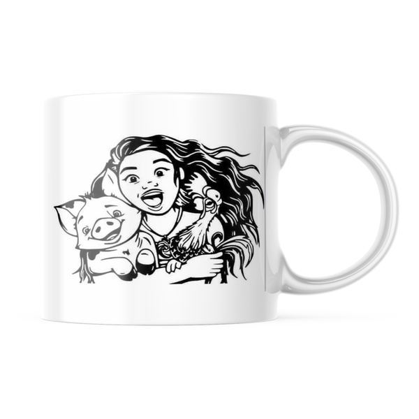 Cartoon Custom Printed Coffee Mug