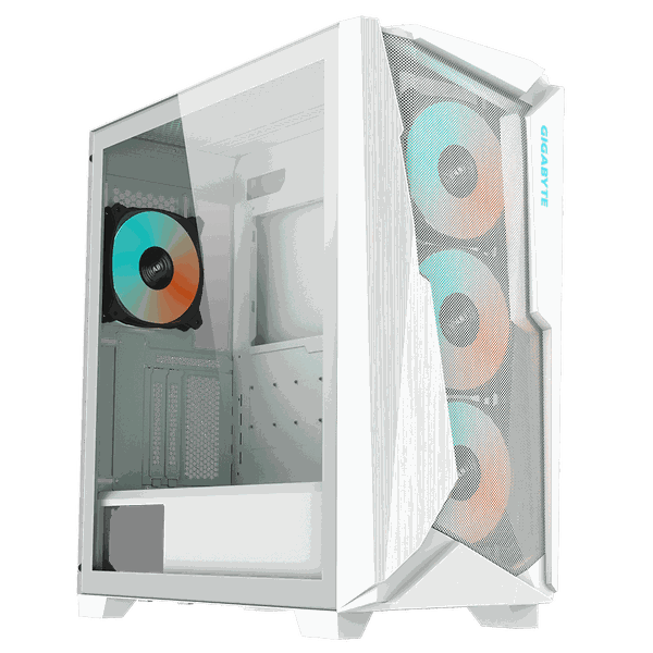 GIGABYTE C301 Glass Mid Tower - White