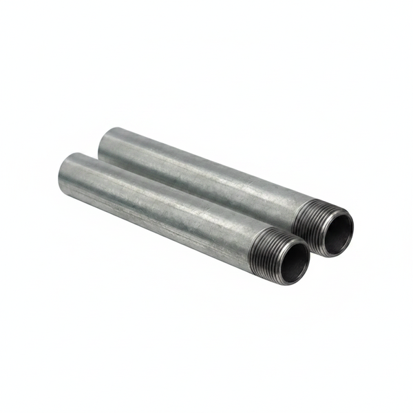 Galvanized Steel Stand Pipe 50mm x 1000mm for Irrigation - 2 Pack