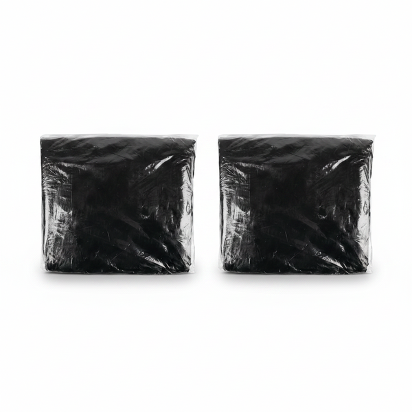 Durable Black Refuse Bags 30 Micron, 20 Piece, 750mm x 950mm - 2 Pack
