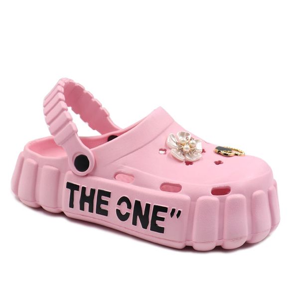 Ladies Chunky Sling Back Clog The One With Charm Stickers