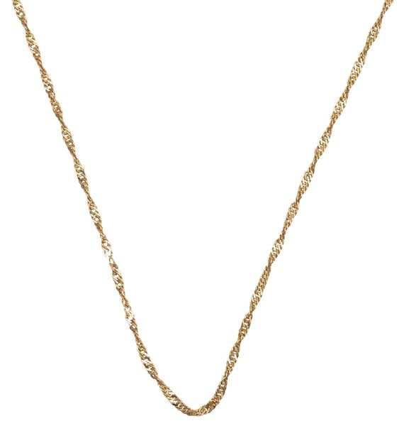 Necklace 18KGold Plated Women's Clavicle Chain E