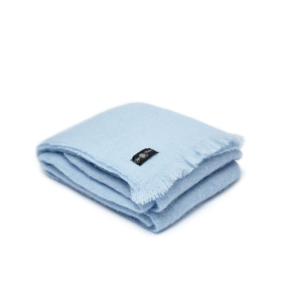 Mohair Blanket Clear Skies (Size: 130cm x 180cm)