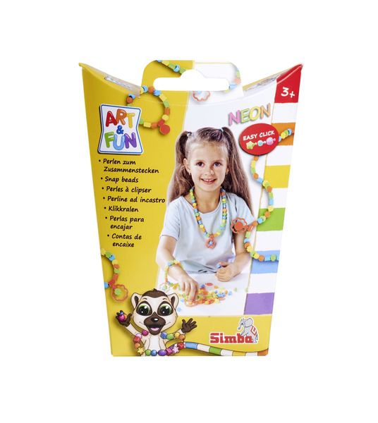Art &amp; Fun Neon Snap Beads
