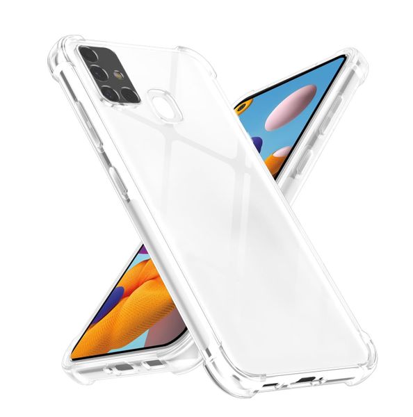 2 Pack Clear Case Compatible with Samsung A21s | Slim Fit Protective Cover