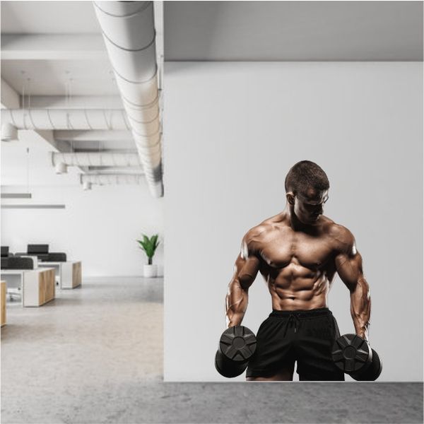 Gym pumps up Day Wall Art