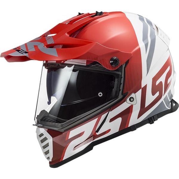 LS2 Pioneer Evo MX436 Evolve Titanium/White Helmet