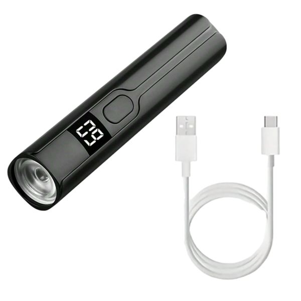 Mini Portable UV LED Nail Lamp - Handheld Flash Cure Nail Dryer for Nails