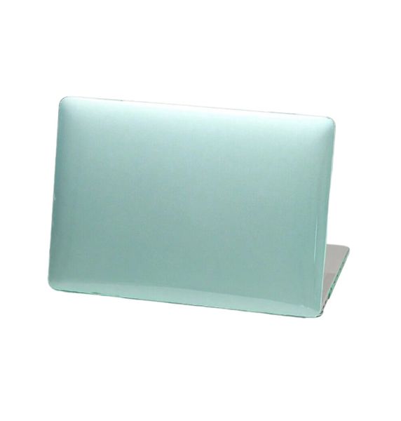 Mint Green Crystal Clear Hard-Shell Protective Cover For MacBook Air M2