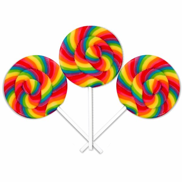 ck Candy Kings of Rock - Medium Rainbow lollipops - Multi colour