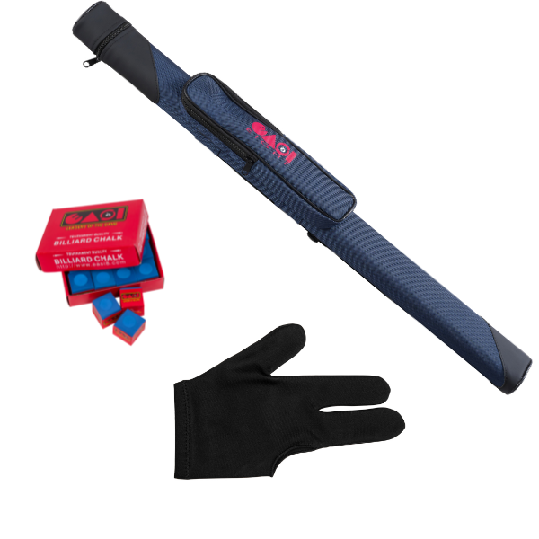 Easi8 Nylon Blue 2pc Cue bag Combp