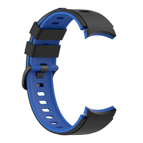 Two-color Silicone Strap Watch Band Compatible with Samsung Galaxy Watch 7 (44mm &amp; 40mm)