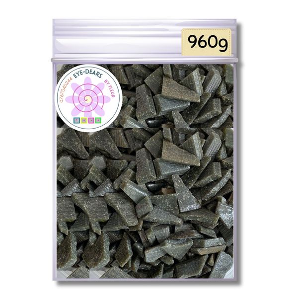 Mosaic Tiles Pre-cut Charcoal 960 g (for crafting)