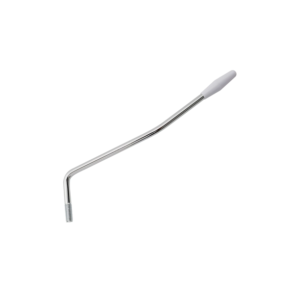 Guitar Tremolo Arm - 6mm Thread Chrome Finish with White Tip Whammy Bar