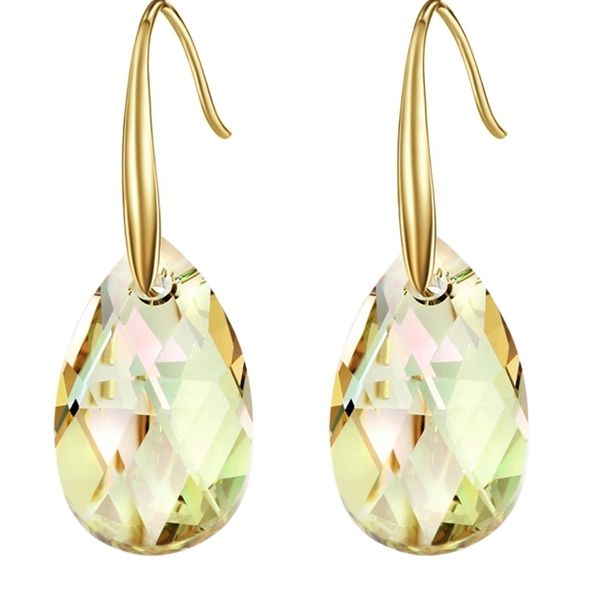 Swarovski Crystal Luxury Teardrop Earrings by Zana Jewels