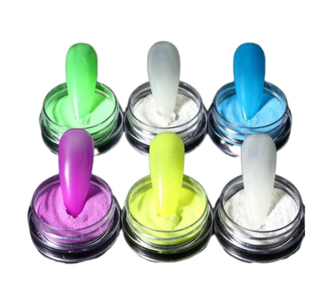 6 Bottles of Glow-in-the-Dark Powder