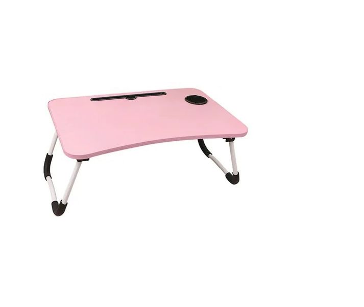 Foldable Laptop Snake Table - pink