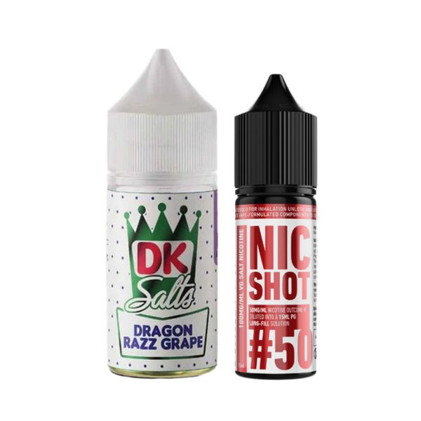 Donut King 30ml E-liquid 50MG Juice - Dragon Razz Grape