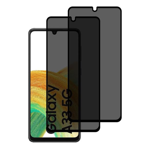 Ceramic Privacy Screen Protector Compatible with Samsung Galaxy S24 -2Pack