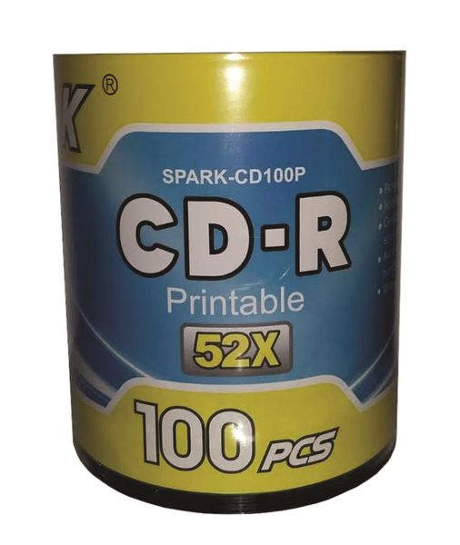 SPARK Printable CD-R 52x -700MB (600 discs)